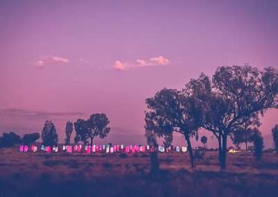 Light Towers At Disovery Resorts Kings Canyon Seen From Our Caravan Site A Great Free Show!