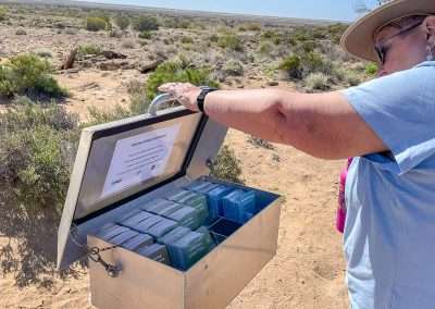 Maps Available At Beginning Of Strangways Springs Walking Trail