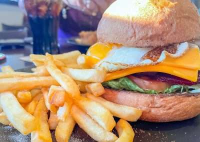 My Very First Ever Camel Burger At Kings Canyon Bar & Grill