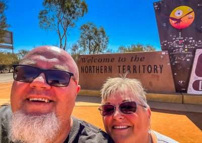 Northern Territory Welcome Sign Selfie