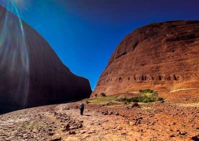 On The Kata Tjuta Walpa Gorge Walk