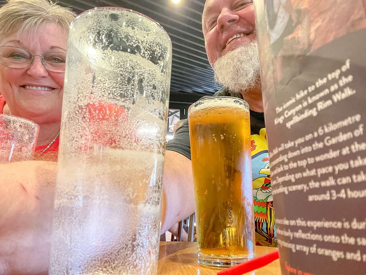 Smashing A Few Back At Kings Canyon Bar & Grill Happy Hour!