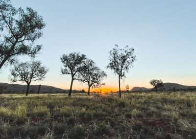 Sunset At Docker River Campground