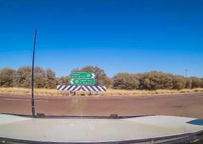 Tun Right Out Of Marla Roadhouse To Drive From Marla To Alice Springs