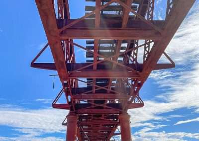 Underneath Algebuckina Bridge