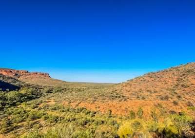 View From Kings Canyon Rim Walk Halfway Up First Big Climb
