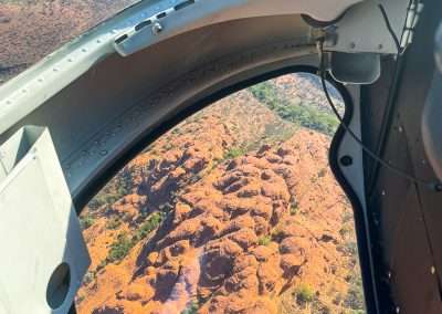 View Of Kings Canyon From A Helicopter (Plus Amandas Feet!)
