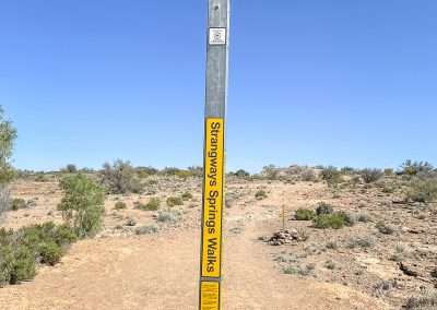 Walking Trail Marker At Strangways