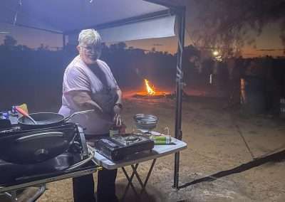 Amand Cooking Dinner At Farina