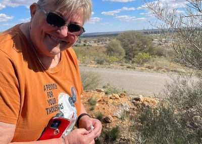 Amanda with Another Geocache