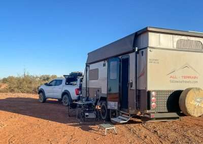 Camped At Coongra Creek On The Oodnadatta Track
