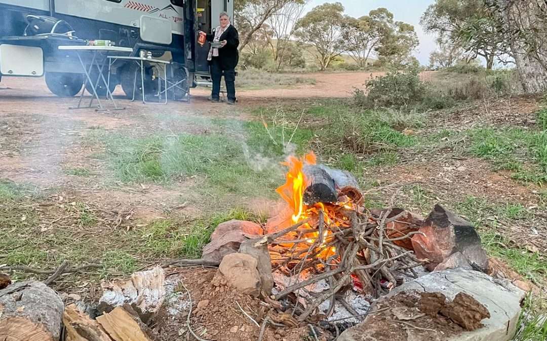 Free Camping At Orroroo Rest Area SA