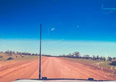 Driving The Ivanhoe Menindee Road