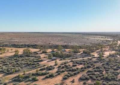 Drone Shot Over Farina Camping Area