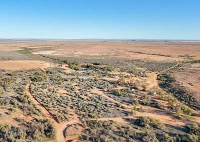Farina Ghost Town Seen From Above