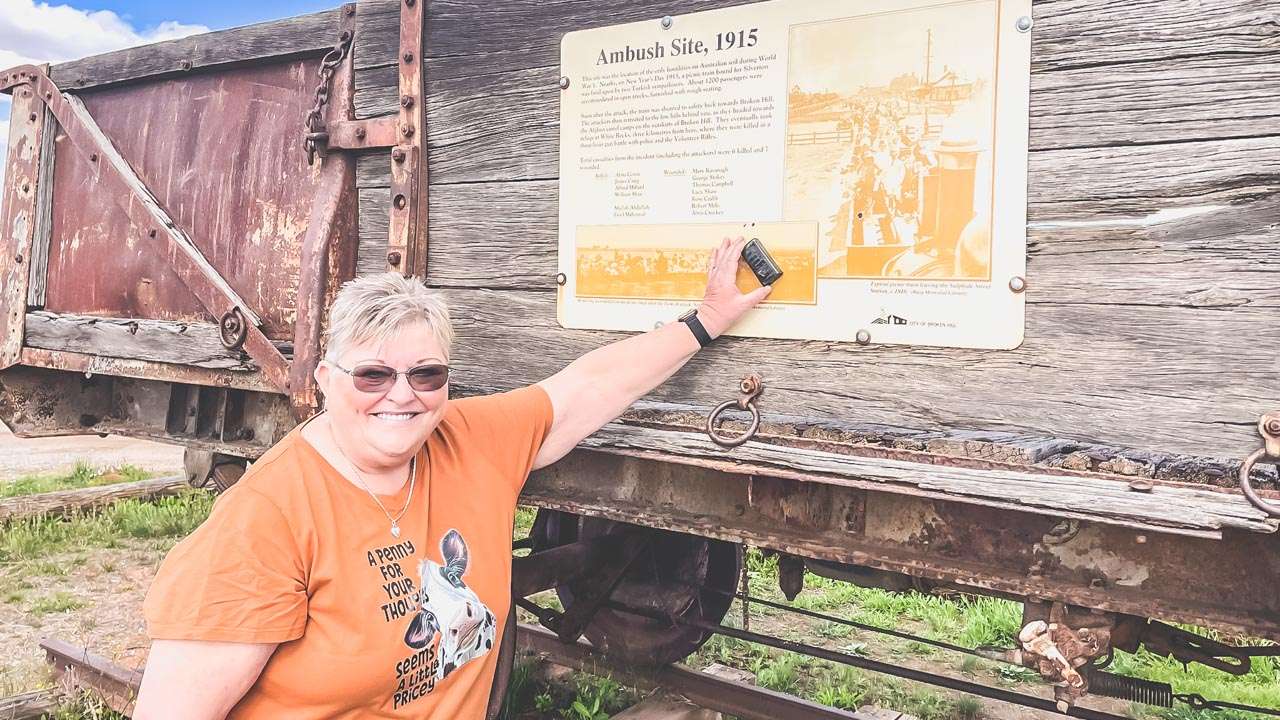 First Act Geocaching Broken Hill