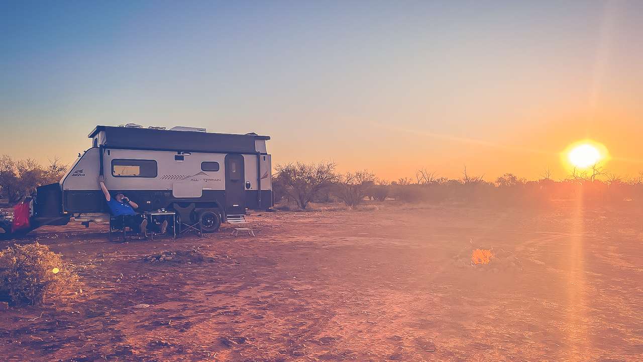Free Camping On The Oodnadatta Track At Coongra Creek