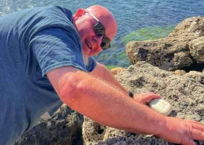 Geocaching Woodman Point I Damn Near Fell In Getting This One