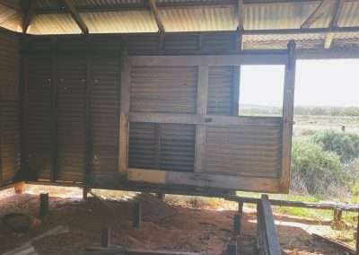 Inside An Old Shed At Abandoned Hut Near Witchelina