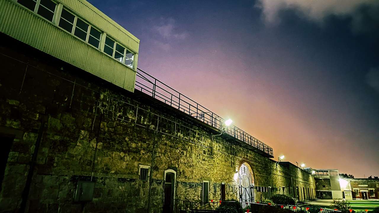 Inside Fremantle Prison Australia At Night On A Ghost Tour