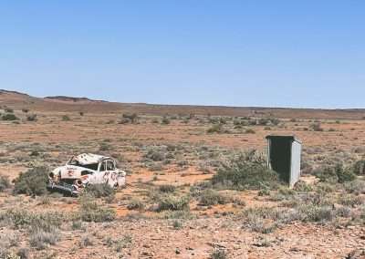 Looking Out Over Plains At West Mount Hut
