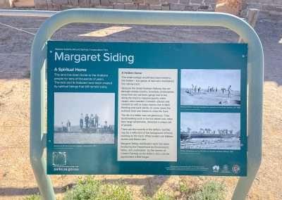 Margaret Siding Info Board