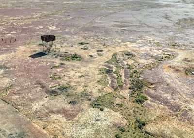 Abandoned Water Tank On Ghan Railway