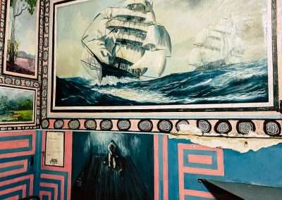 Prison Art Inside One Of The Cells At Frementle Gaol