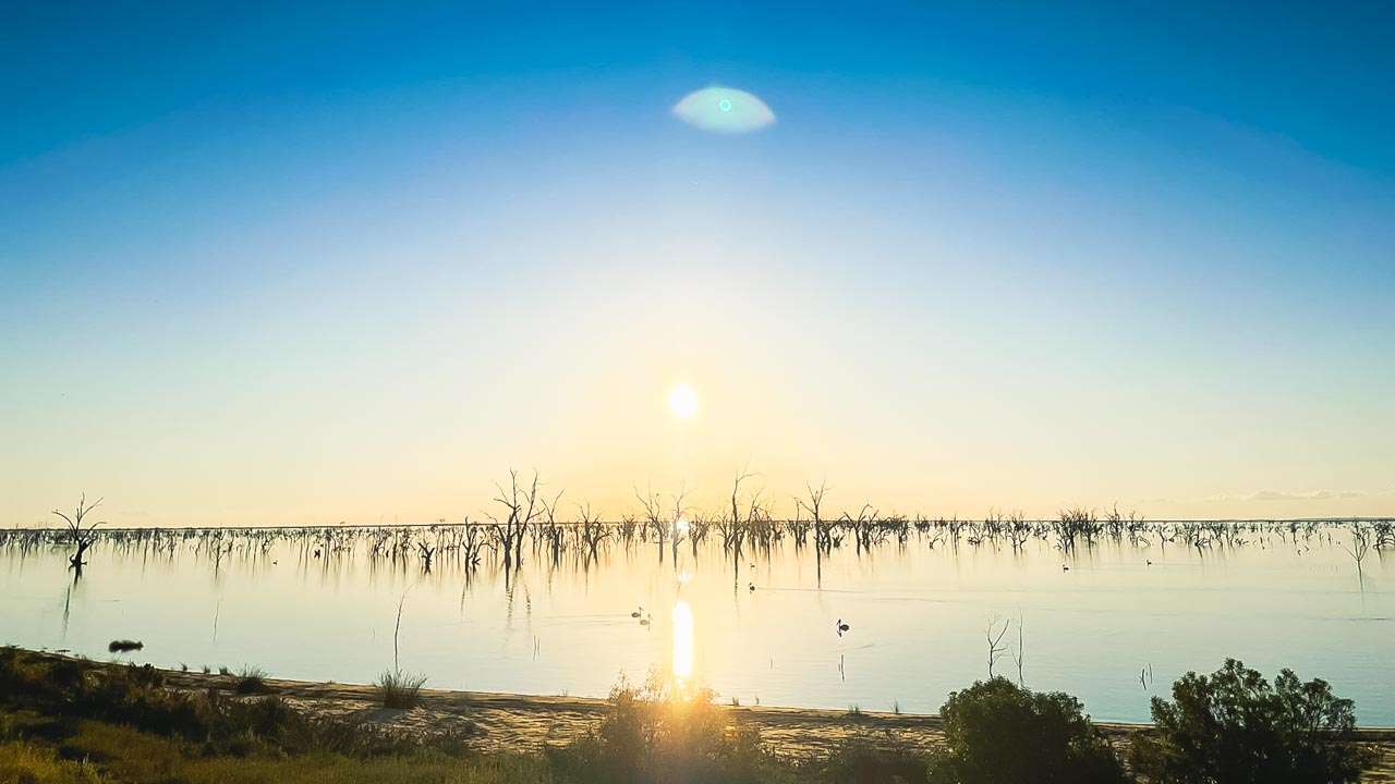 Sunset Over Lake Pamammaroo