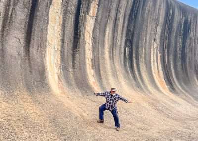 Surfing The Rock Wave Rock WA