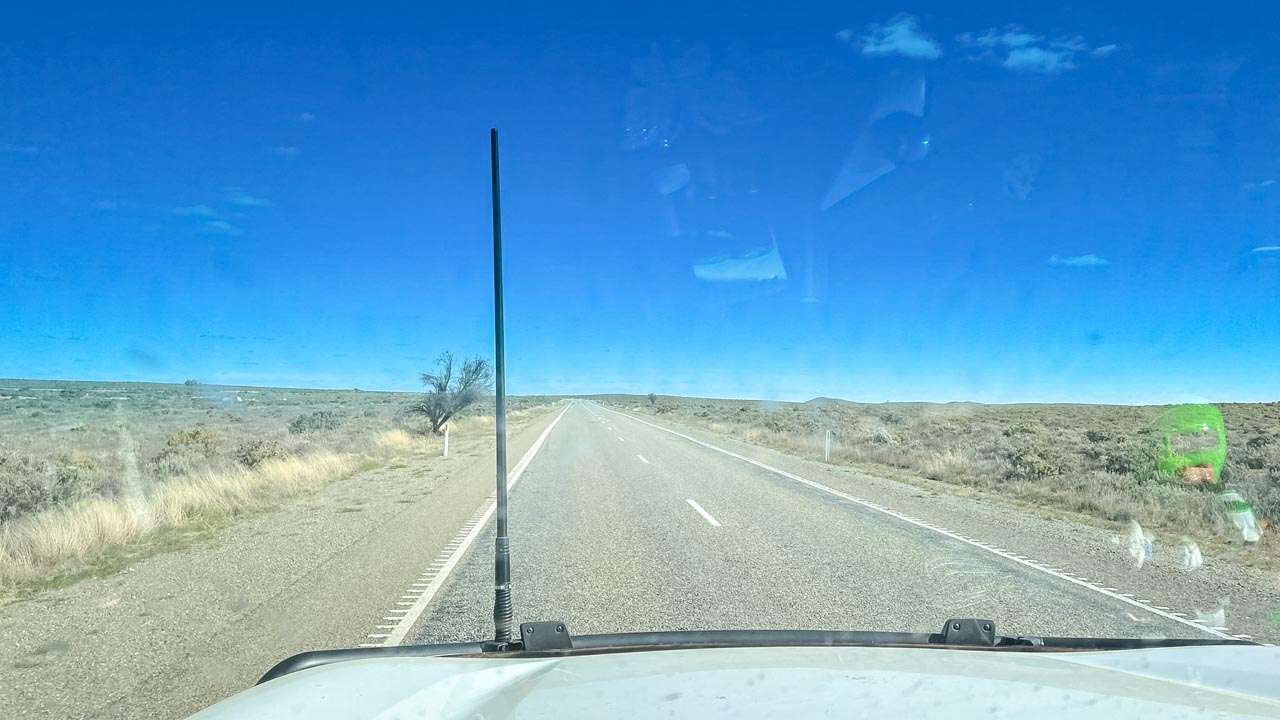 The Barrier Highway On Our Way To Camp At Orroroo