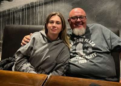 With Lauren At Dinner