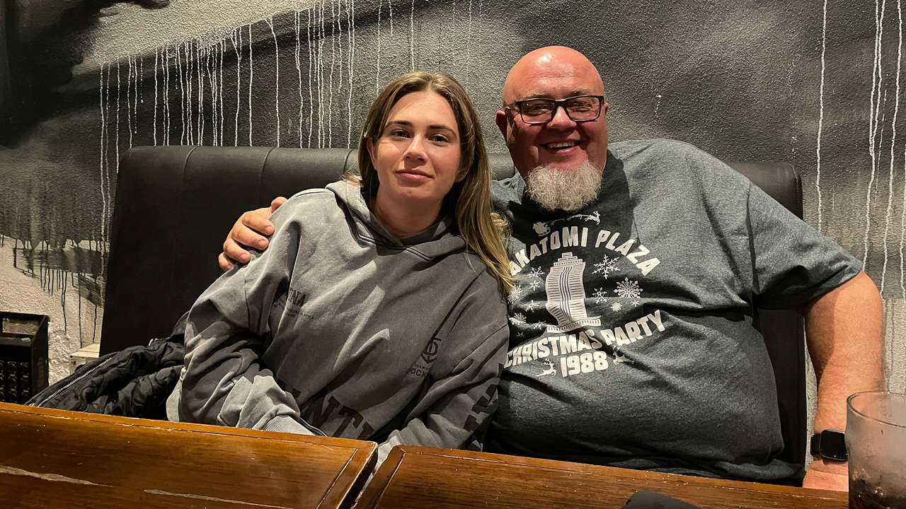 With Lauren At Dinner