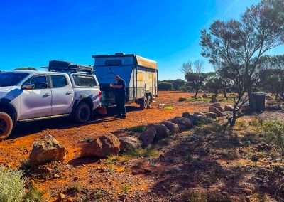 Camped At Giles Breakaway