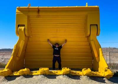 Digger Bucket At The Super Pit