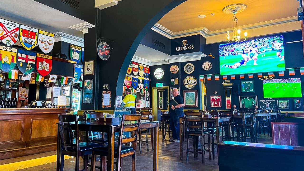 Dinner And Beers At The Palace Hotel