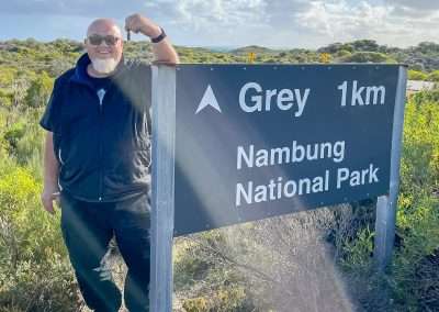 Found A Geocache Near The Grey Turnoff