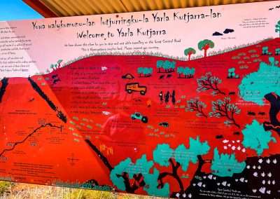 Information Board At Yarla Kutjarra