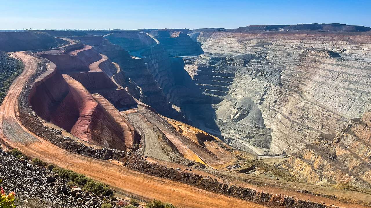 Looking Down Into The Super Pit