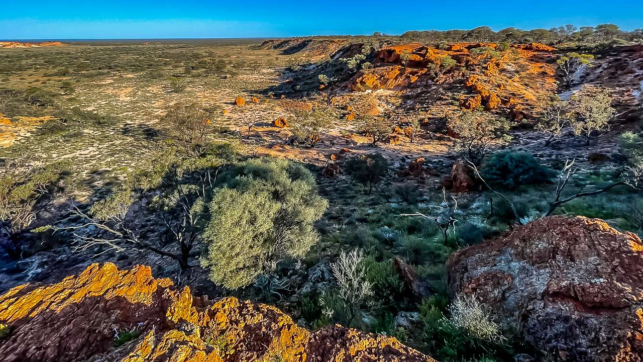 Near Camping Area At Giles Breakaway