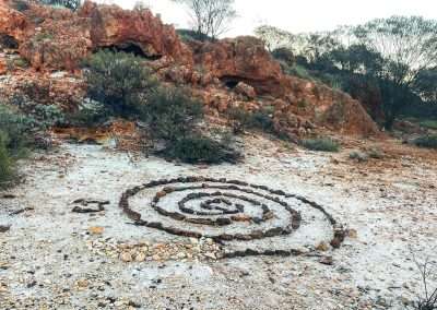 Rock Labyrinth Behind Camp Area At Yarla Kutjarra
