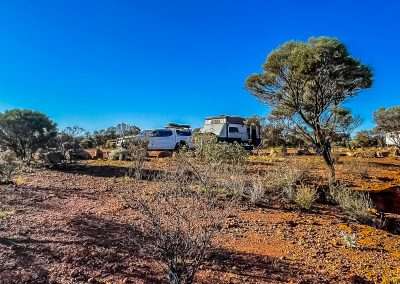 Us At Giles Breakaway Campsite On The Great Central Road
