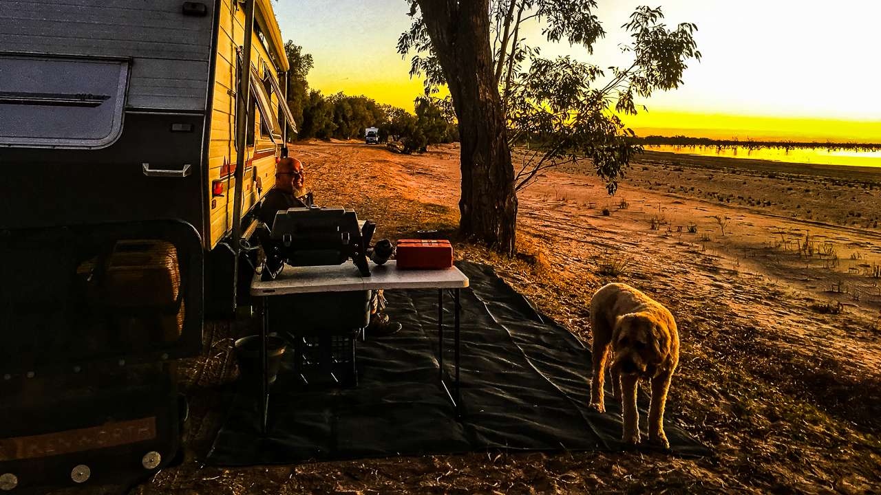 Camping In NSW At Menindee