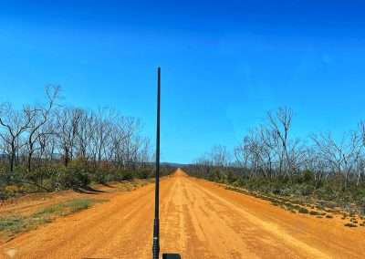 Changing Roadside Scenery Between Norseman And Hyden