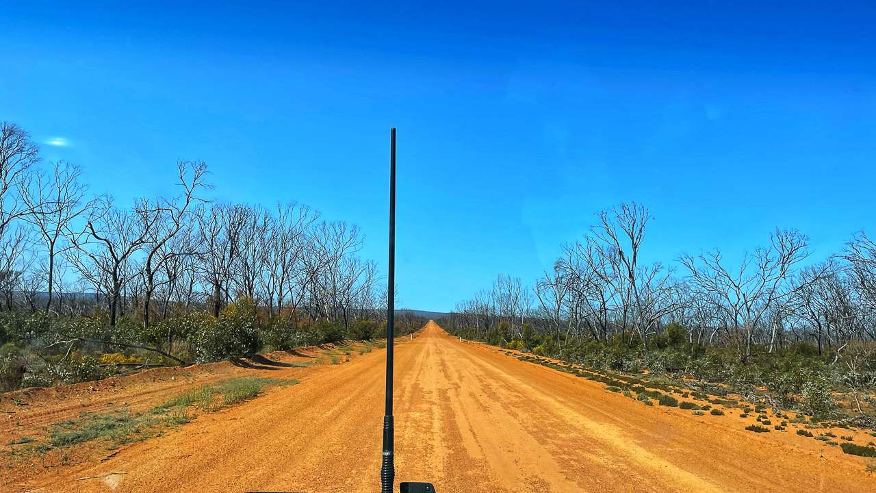 Changing Roadside Scenery Between Norseman And Hyden