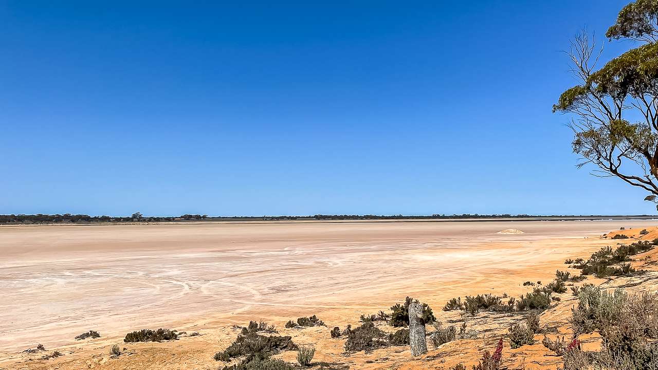Lake Johnston Seen From The Camping Area