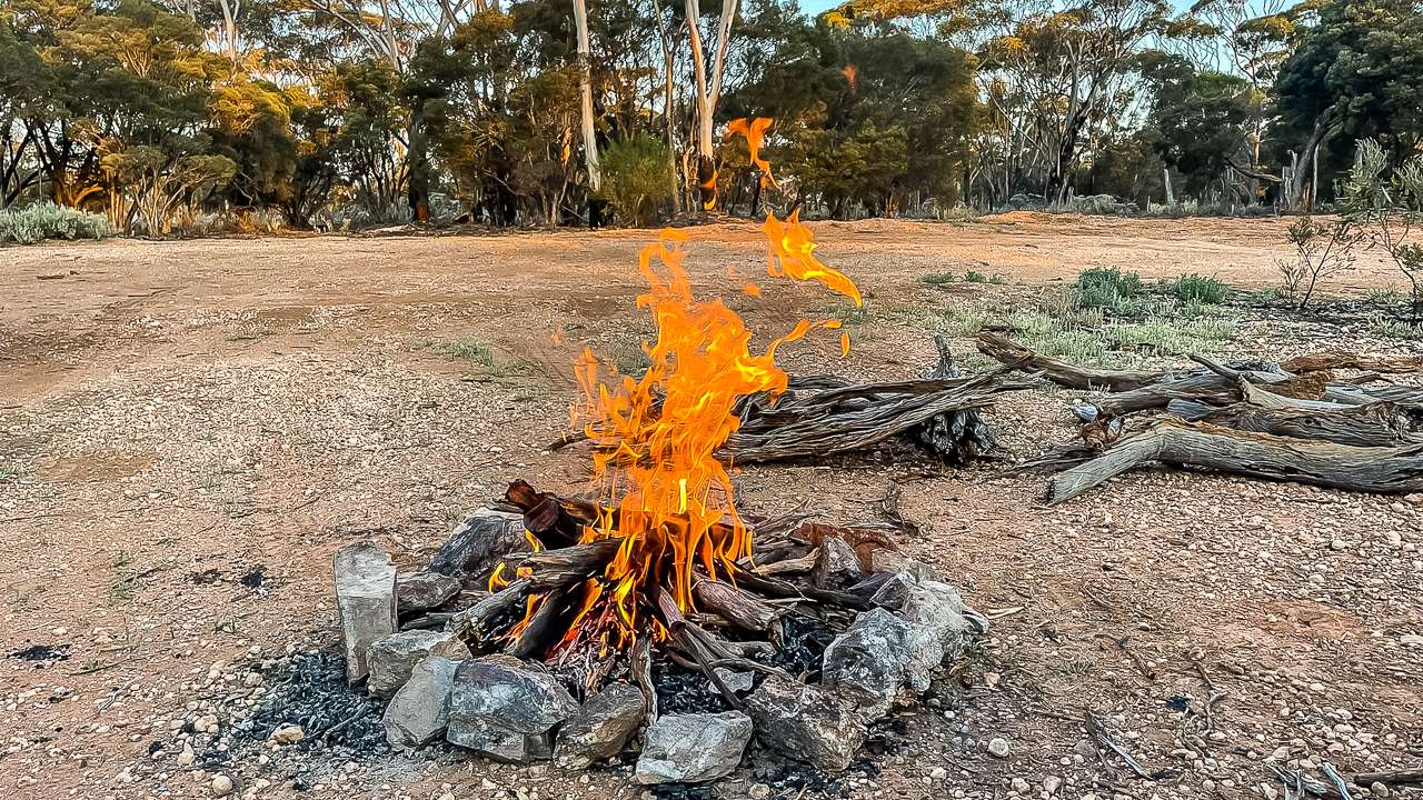 Nice Campfire Freecamping At Norseman