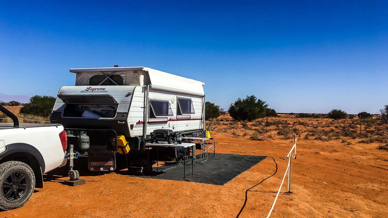 Outback NSW Camping Cameron Corner