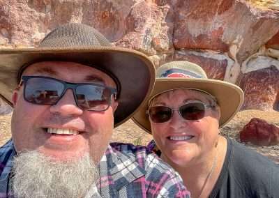 Selfie At Breakaways On The Road Between Norseman And Hyden