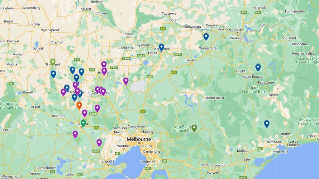 VIC Goldfields Trip Itinerary Featured Image